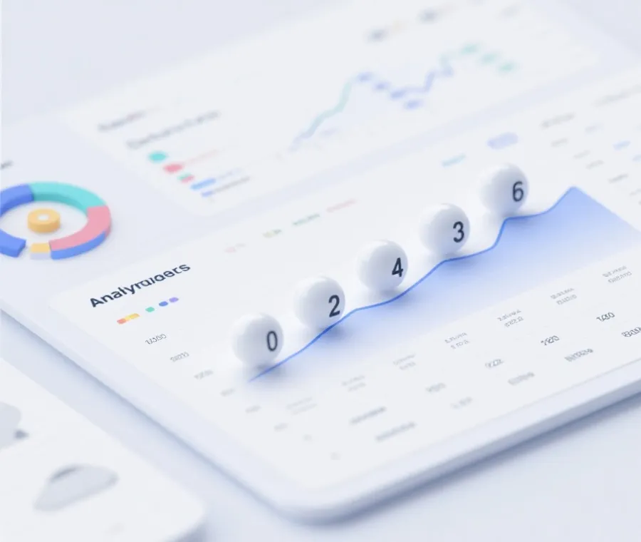 开奖历史与统计展示示意图