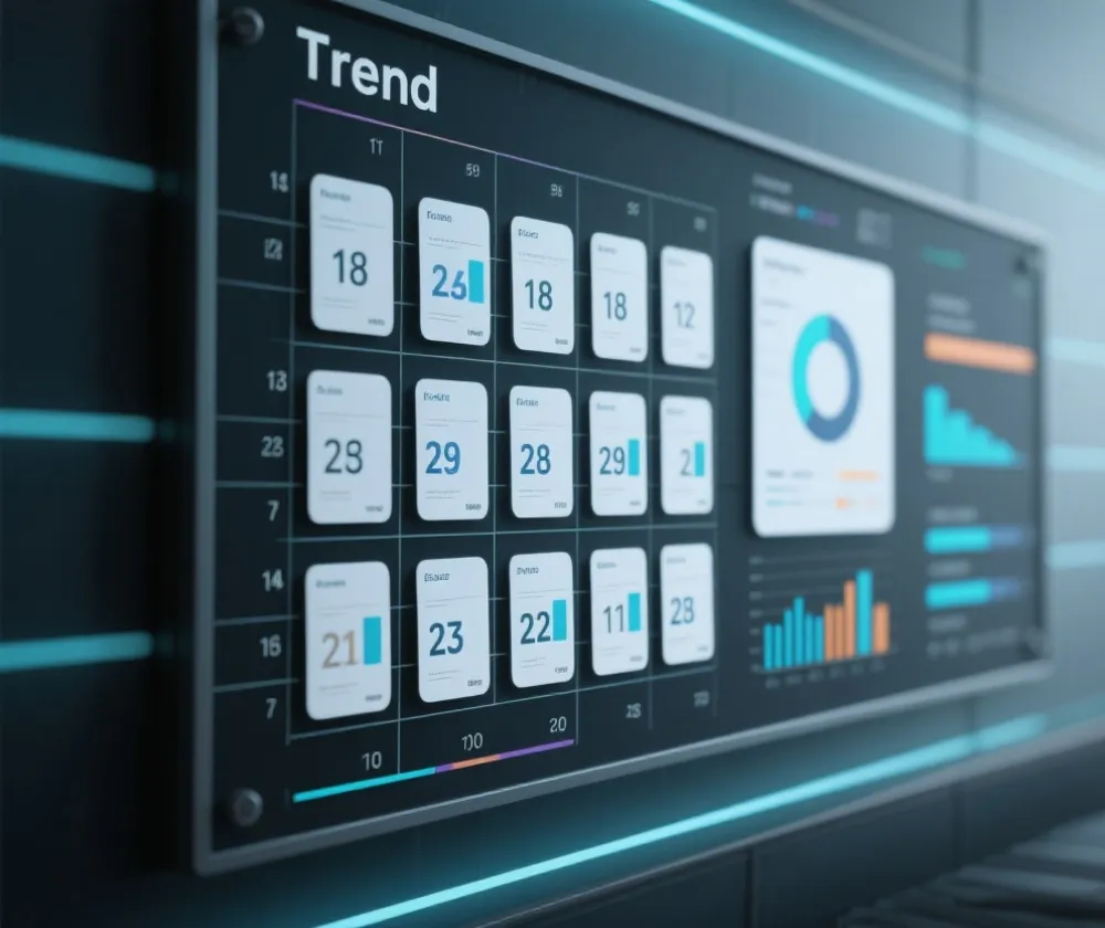 走势图与历史统计页面示意