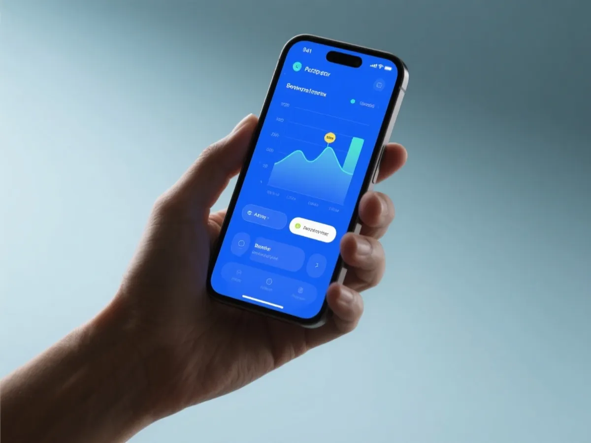 移动端走势图与数据查询示意图